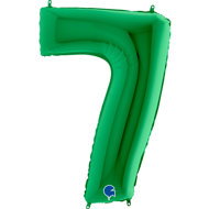 equipmentsenaparty Foil numerals green '7' - 102 cm - Balloons