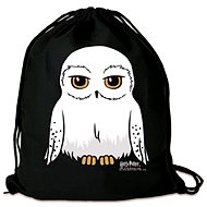 LOGOSHIRT Harry Potter: Hedwig the Owl, black, 35 × 44 cm - Drawstring Bag