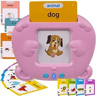 Kruzzel 21839 Card reader for learning English pink - Educational Set