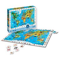 SentoSphere Puzzle - World map with animals - Jigsaw Puzzle