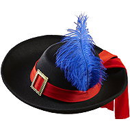 Widmann Musketeer hat for children - Costume Accessory
