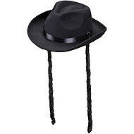 Widmann Black hat rabbi with peyzy - Costume Accessory