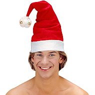 Widmann Santa hat with jingle bells - Costume Accessory