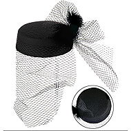 Widmann Hat with veil black - Costume Accessory