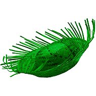 Widmann Straw beach hat green - Costume Accessory