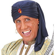 Widmann Turban Ali Baba blue - Costume Accessory