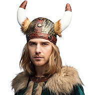 Boland Viking helmet for adults with fur - Costume Accessory