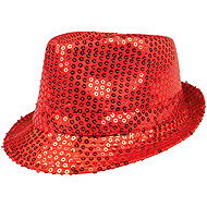 Boland Red hat with sequins - Costume Accessory