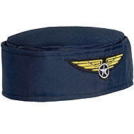Boland Stewardess hat blue - Costume Accessory