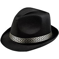 Boland Party hat black with ribbon - Costume Accessory