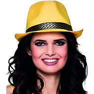 Boland Party hat yellow with ribbon - Costume Accessory