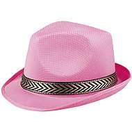 Boland Party hat pink with ribbon - Costume Accessory