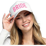 Boland Cap with BRIDE inscription - Costume Accessory
