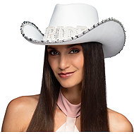 Boland Cowboy White Hat Bride - Costume Accessory