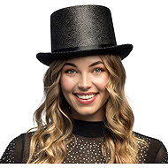Boland Cylinder black sequin - Costume Accessory