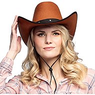 Boland Hat Wichita brown - Costume Accessory