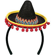 Boland Sombréro hat on headband - Costume Accessory