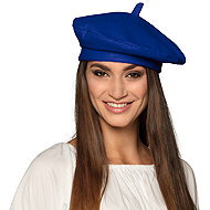 Boland Blue Cap Beret - Costume Accessory