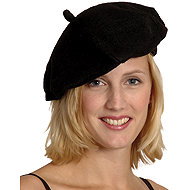 Boland Black Beret - Costume Accessory