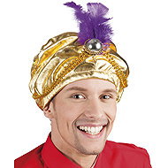 Boland Turban Sultan Golden - Costume Accessory
