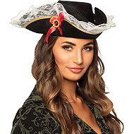 Boland Hat Pirate Hat Stacey - Costume Accessory
