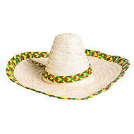 Boland Mexican sombrero straw Fiesta - Costume Accessory