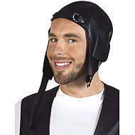 Boland Retro Aviation Hood Black - Costume Accessory
