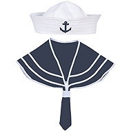 Widmann Sailor set, cap and collar - Costume Accessory