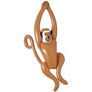 Widmann Inflatable monkey 90 cm - Decoration