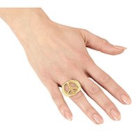 Widmann Hippie ring gold colour - Costume Accessory