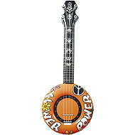 Widmann Inflatable banjo hippies - Costume Accessory