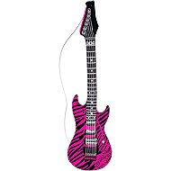 Widmann Inflatable electric guitar pink - Costume Accessory