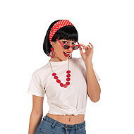 Carnival Toys Polka dot carnival set 50. ´léta - Costume Accessory
