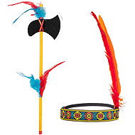 Boland Indian tomahawk set with headband - Costume Accessory