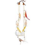 Boland Indian necklace with feathers and fangs - Costume Accessory