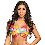 Boland Floral Hawaiian Bra - Costume Accessory