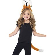 Smiffys Fox ears and tail set - Costume Accessory