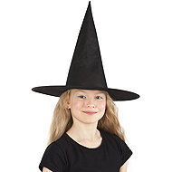Boland Witches hat for children black - Wide-Brimmed Hat