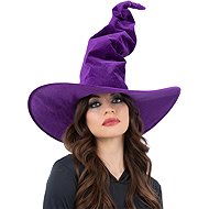 Smiffys Purple witch hat - Wide-Brimmed Hat