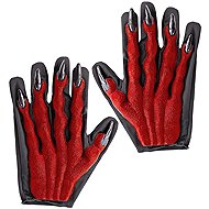 Widmann Gloves hands devil red - Costume Accessory