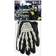 Widmann Gloves hands skeleton children's - Costume Accessory
