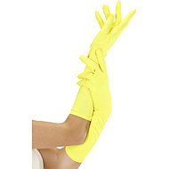 Widmann Gloves yellow neon - Costume Accessory