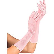 Widmann Gloves pink long - Costume Accessory