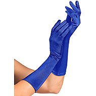 Widmann Gloves long blue - Costume Accessory