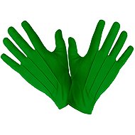 Widmann Gloves green short - Costume Accessory