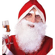 Widmann St. Nicholas beard and eyebrows - Costume Accessory