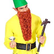 Widmann Beard, red, long - Costume Accessory