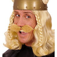 Widmann Viking moustache, blond - Costume Accessory