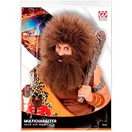 Widmann Full beard scavenger, brown - Costume Accessory