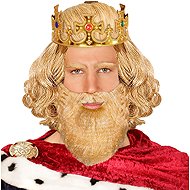 Widmann Beard blond on elastic band - Costume Accessory